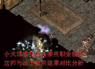 С�����ָ�ʺ���Щְҵʹ�ã���ʦ��սʿʹ��Ч���Աȷ���