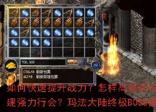 ��ο�������ս����������Ч��ȡװ��������齨ǿ���л᣿�귨��½�ռ�BOSS��ս���ԣ�