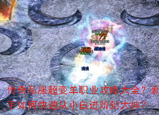 传奇私服超变单职业攻略大全?新手如何快速从小白进阶到大神? 传奇私服超变单职业攻略大全?新手如何快速从小白进阶到大神?