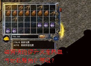 如何快速提升火龙热血传奇私服角色等级? 如何快速提升火龙热血传奇私服角色等级?