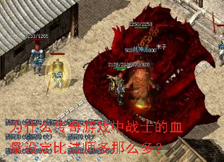 Ϊʲô������Ϸ��սʿ��Ѫ���趨�ȷ�ʦ����ô�ࣿ