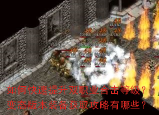 如何快速提升双职业合击等级?变态版本装备获取攻略有哪些? 如何快速提升双职业合击等级?变态版本装备获取攻略有哪些?