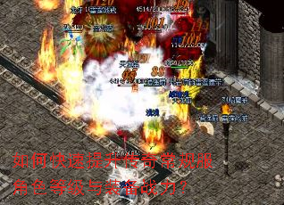 如何快速提升传奇常规服角色等级与装备战力? 如何快速提升传奇常规服角色等级与装备战力?