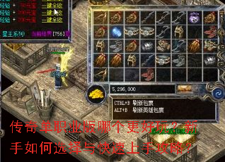 传奇单职业版哪个更好玩?新手如何选择与快速上手攻略? 传奇单职业版哪个更好玩?新手如何选择与快速上手攻略?
